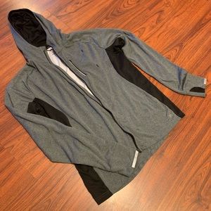 H&M Gray Active hoodie full zip L